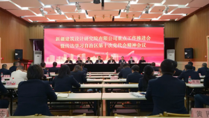 新疆建筑設(shè)計(jì)研究院有限公司召開(kāi)重點(diǎn)工作推進(jìn)會(huì)暨學(xué)習(xí)貫徹自治區(qū)第十次黨代會(huì)精神會(huì)議